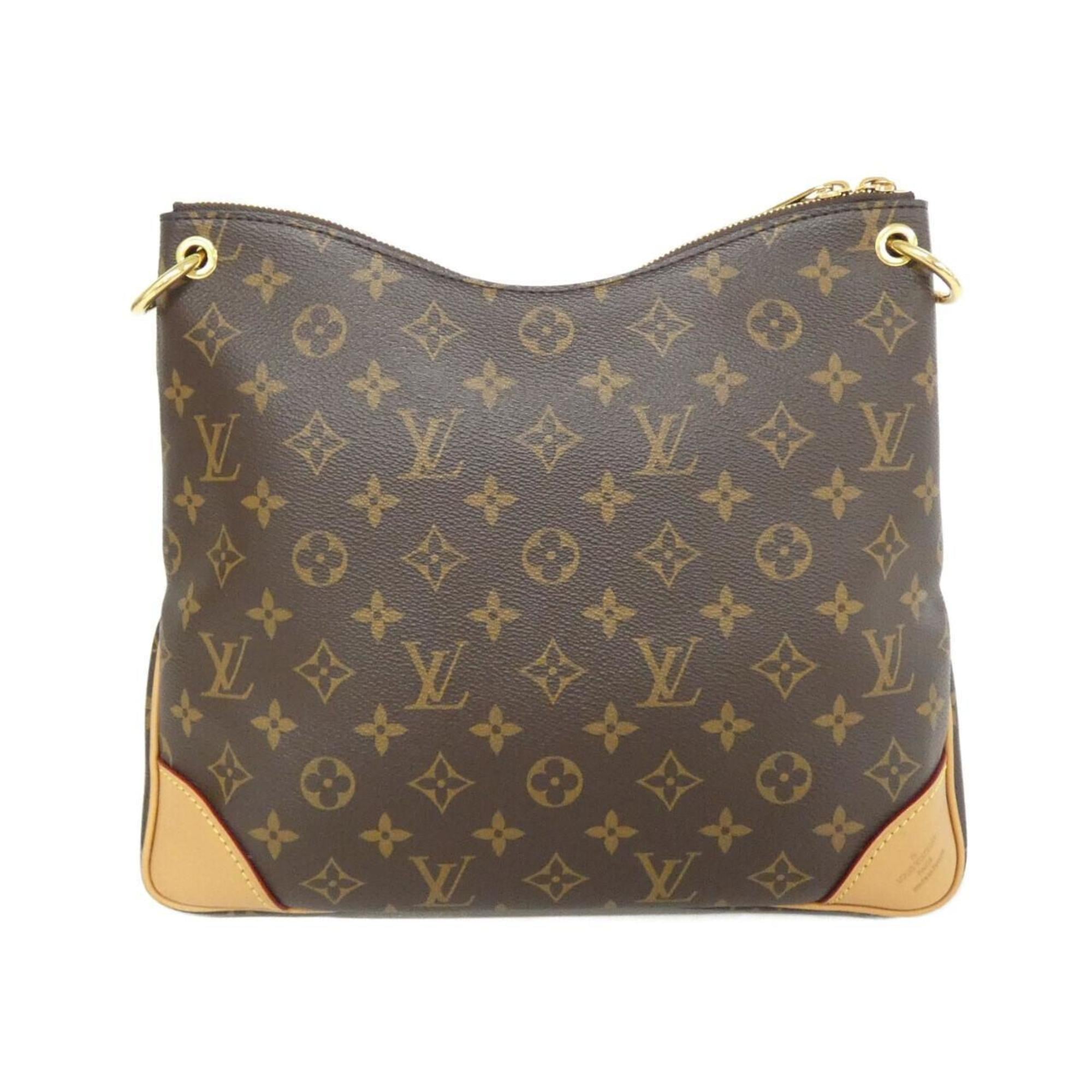Louis Vuitton Marron Coated Canvas Shoulder Bag (Pre-Owned)