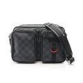 Louis Vuitton Gray Pvc Leather Shoulder Bag (Pre-Owned)