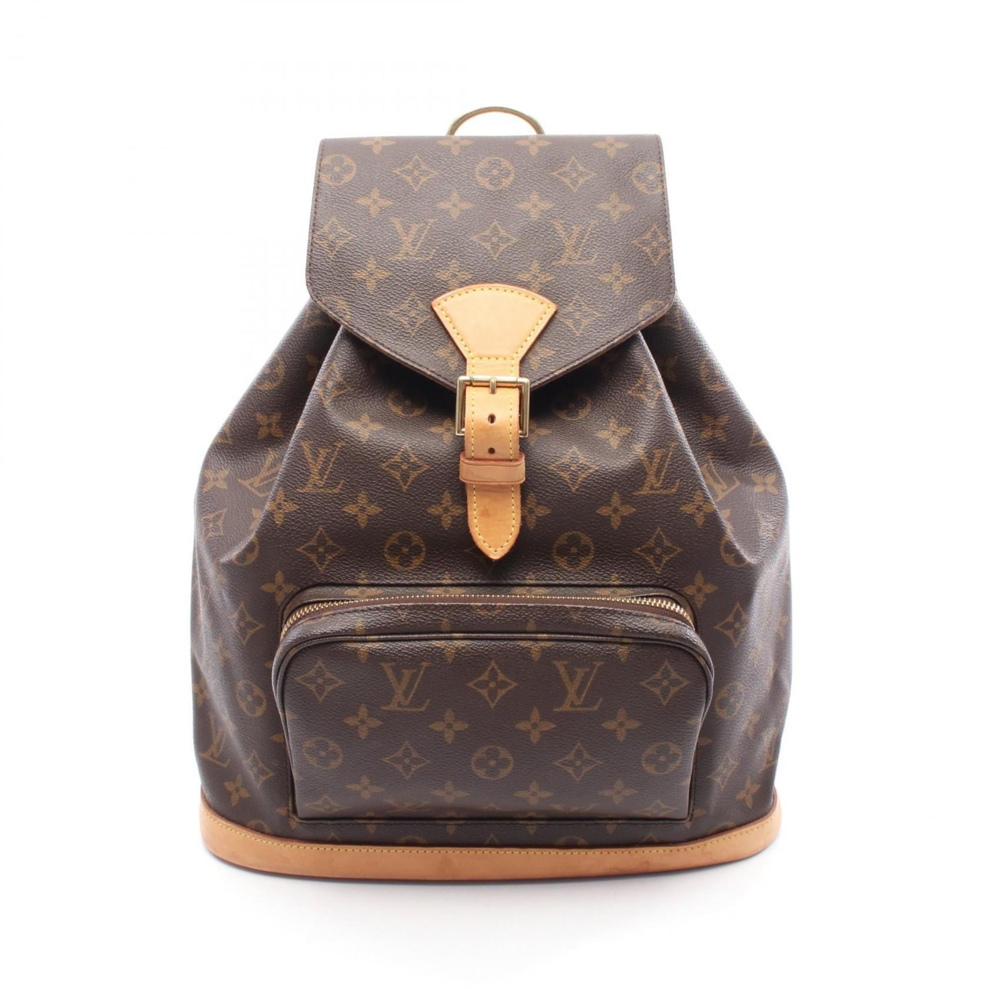 Louis Vuitton Brown Monogram Coated Canvas Backpack (Pre-Owned)