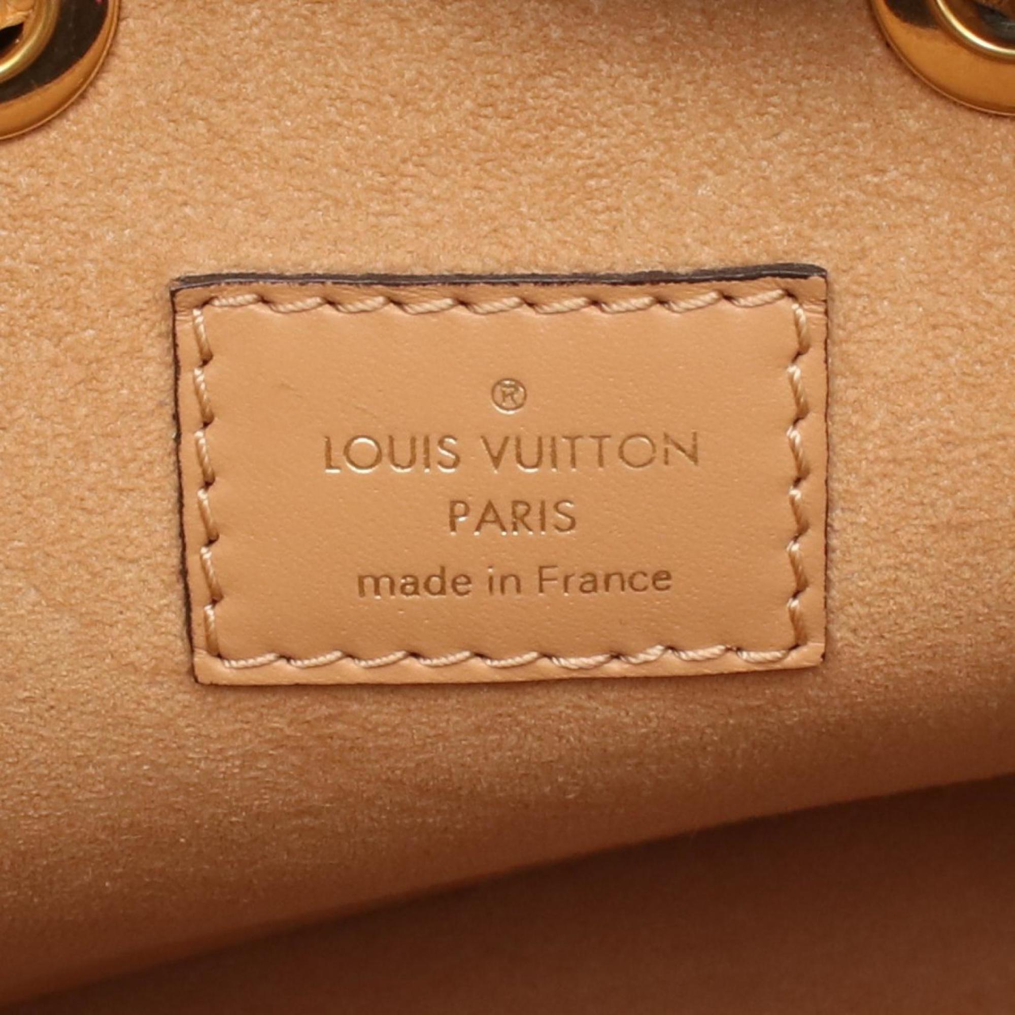 Louis Vuitton Brown Ivory Monogram Empreinte Shoulder Bag (Pre-Owned)