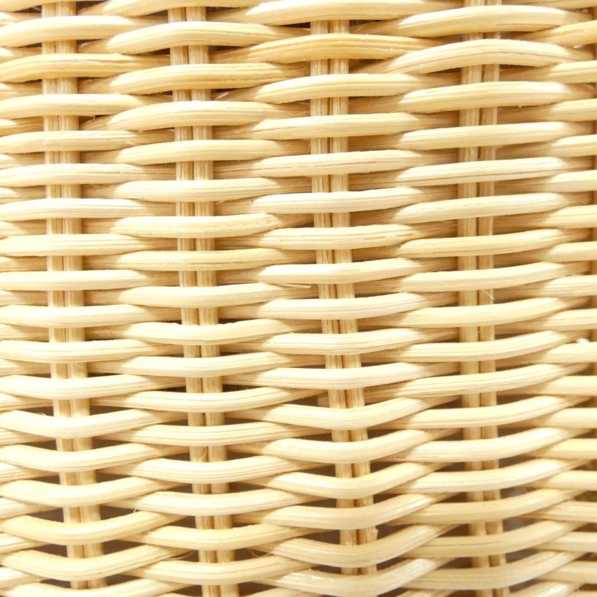 Louis Vuitton Brown Natural Rattan Leather Handbag (Pre-Owned)