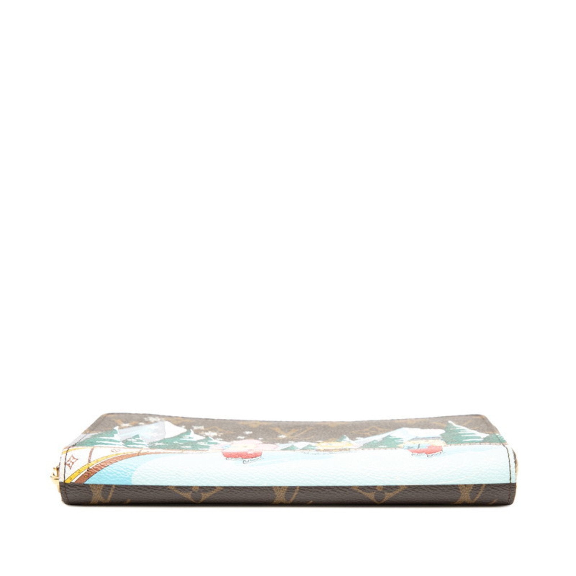 Louis Vuitton Brown Multi-Color Pvc Long Wallet (Bi-Fold) (Pre-Owned)