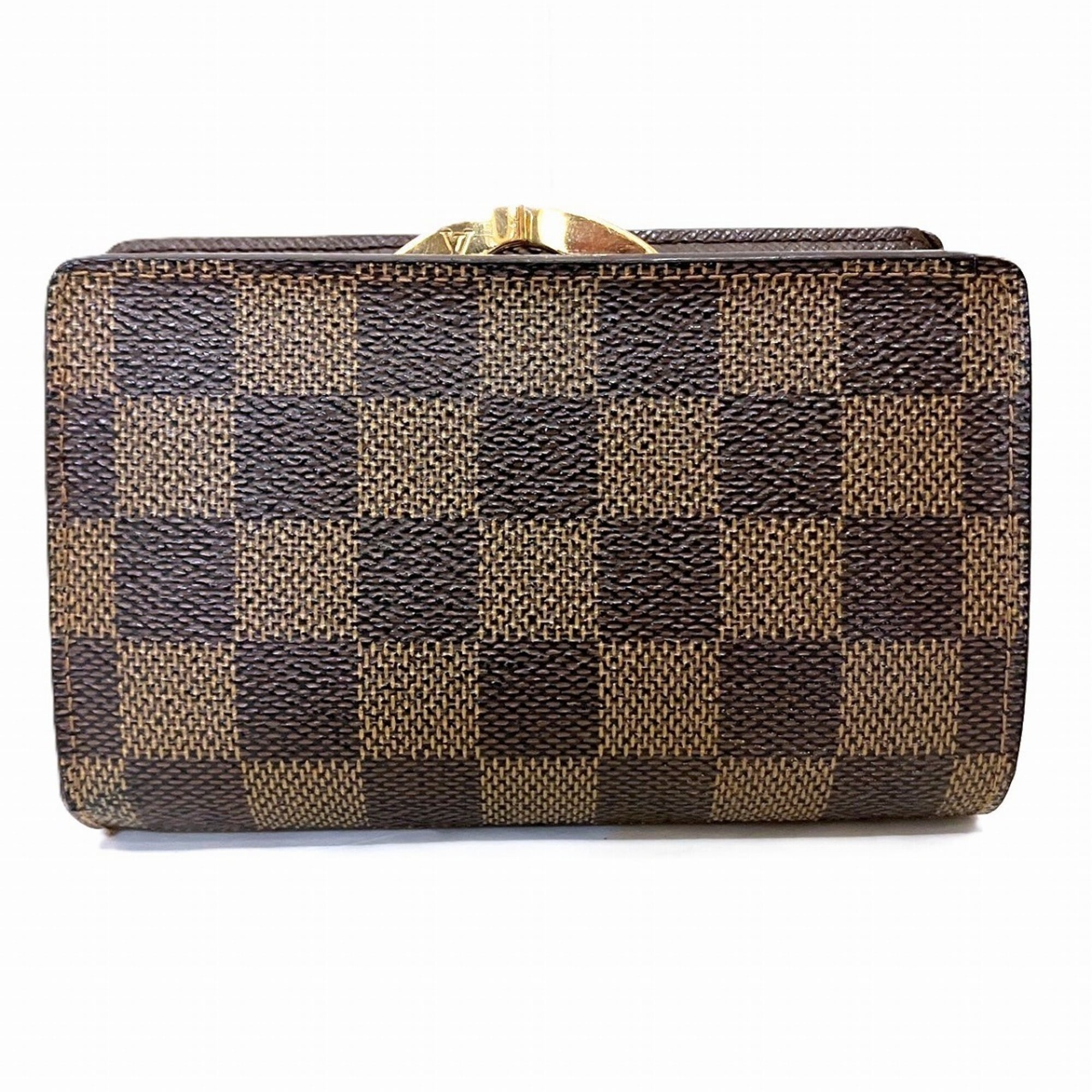 Louis Vuitton Monogram Brown Damier Canvas Damier Canvas Wallet (Bi-Fold) (Pre-Owned)