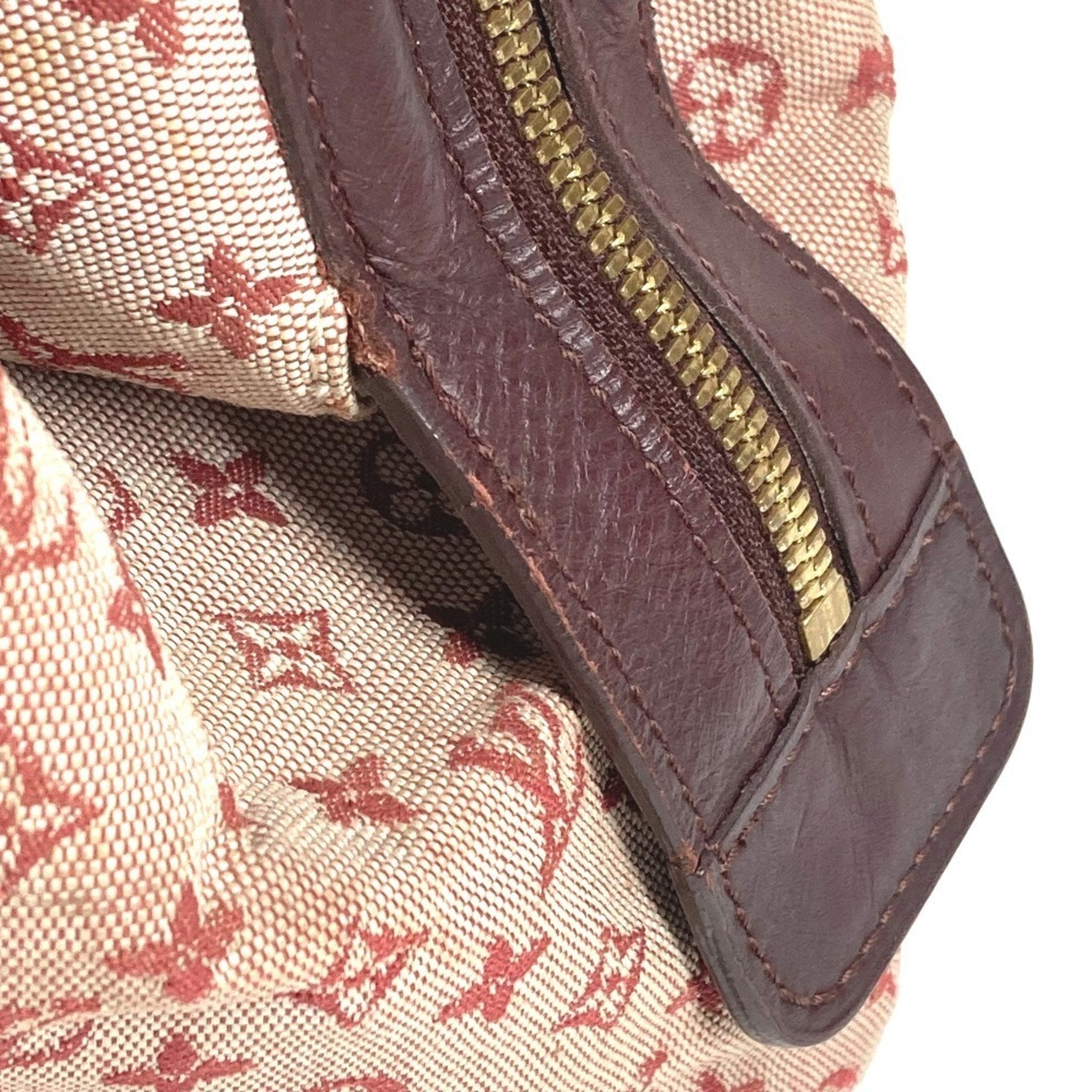 Louis Vuitton Cerise Monogram Red Color Monogram Mini Boston Bag Handbag (Pre-Owned)