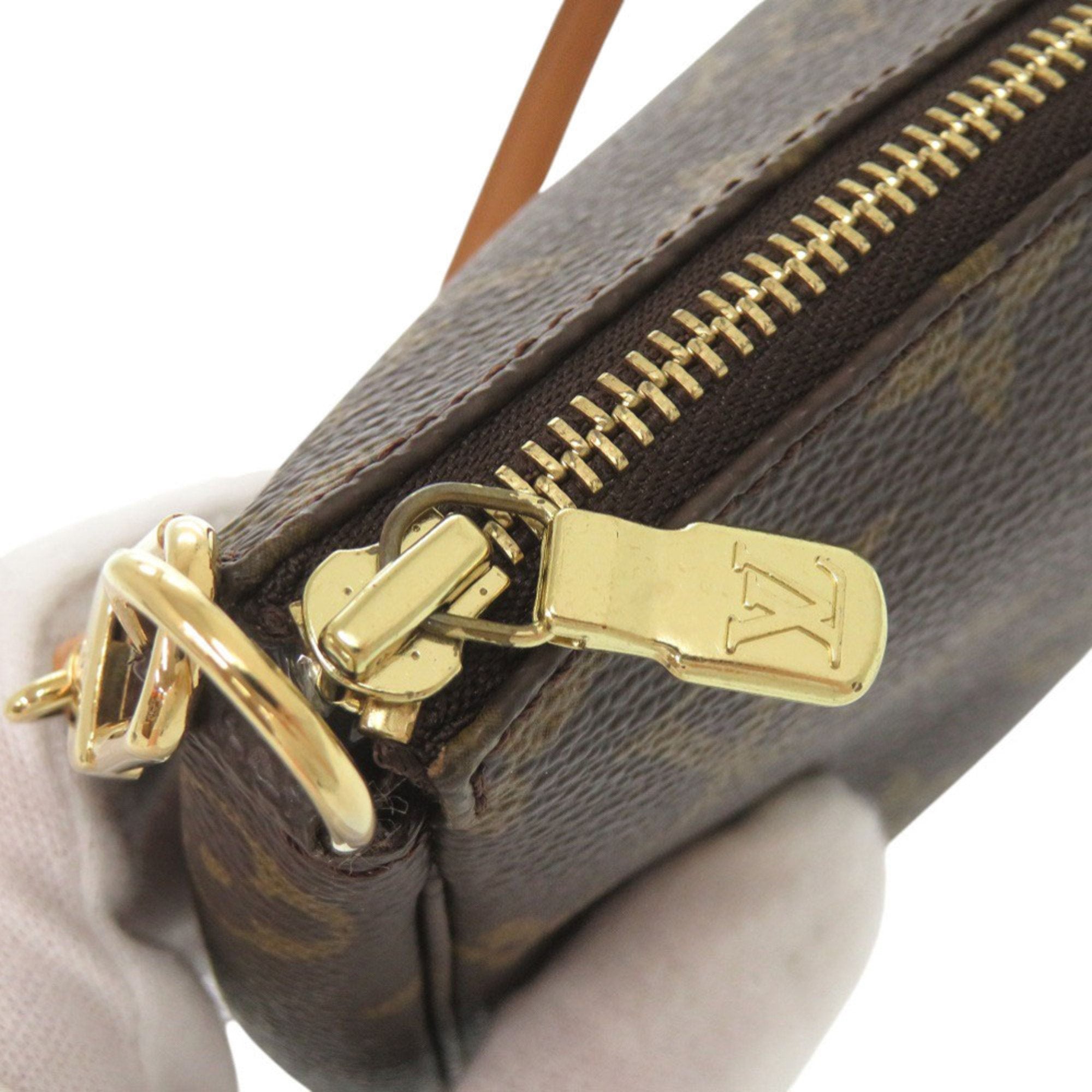 Louis Vuitton Brown Monogram Canvas Pochette Pouch (Pre-Owned)