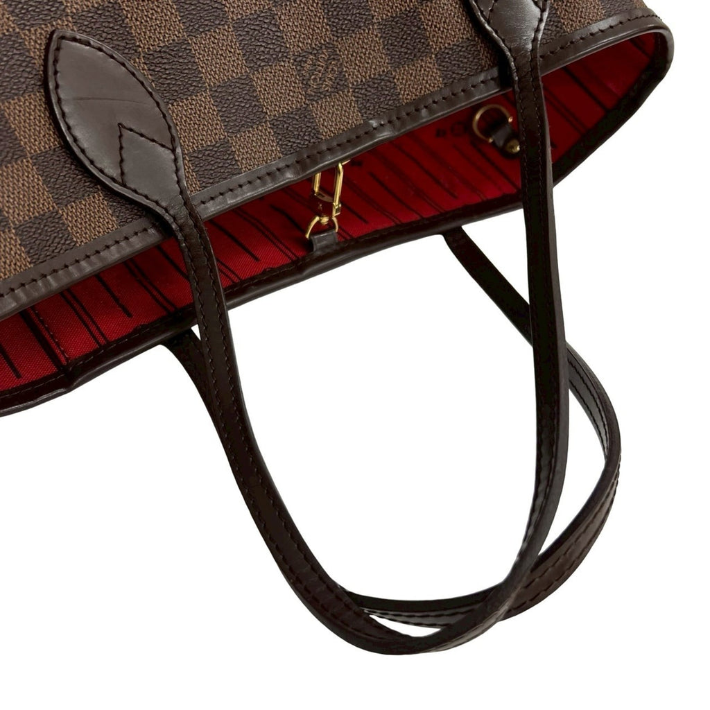 Louis Vuitton Brown Leather Pvc Handbag Shoulder Bag Tote Bag (Pre-Owned)