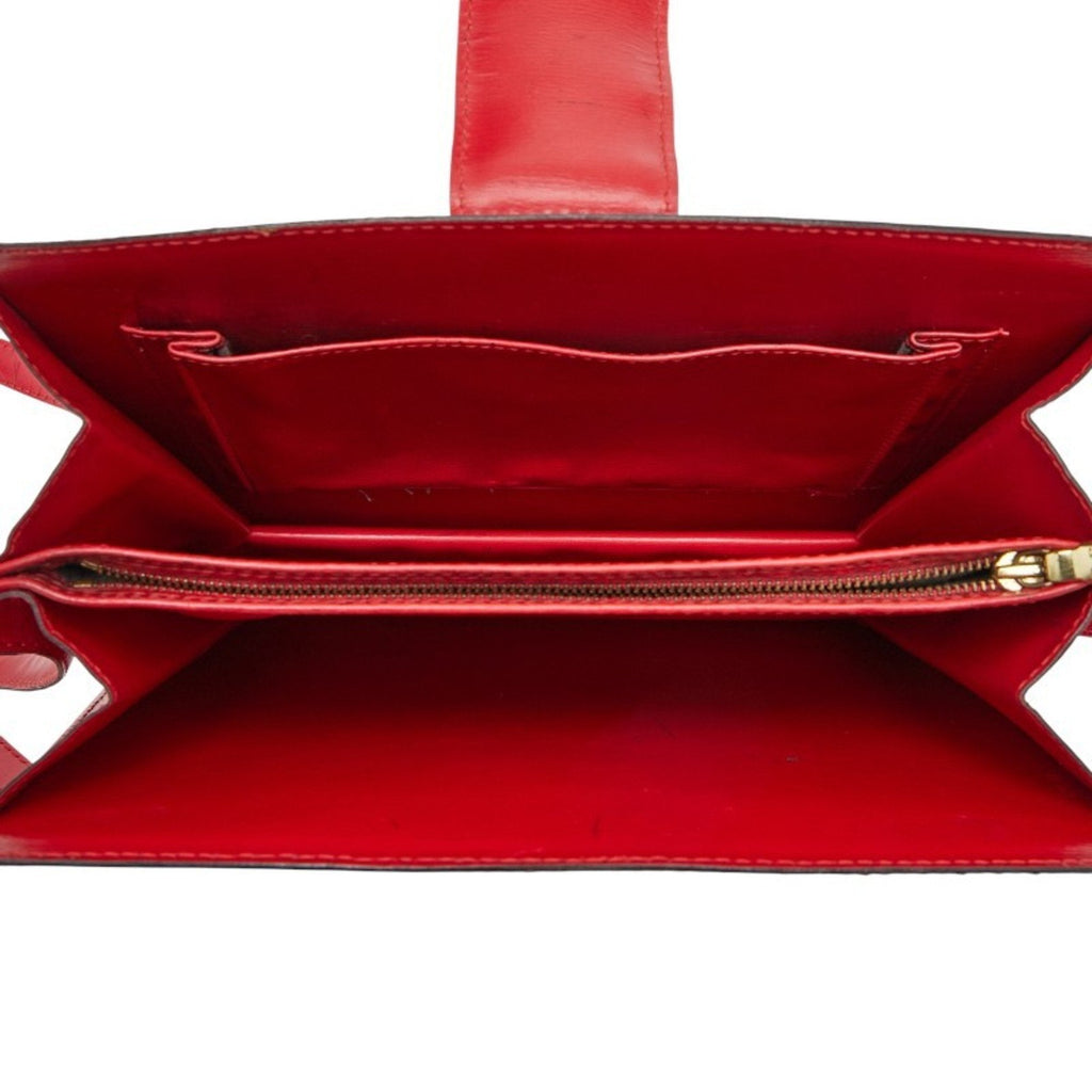 Louis Vuitton Castilian Red Leather Shoulder Bag (Pre-Owned)