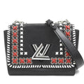 Louis Vuitton Black Red Color White Epi Leather Shoulder Bag (Pre-Owned)
