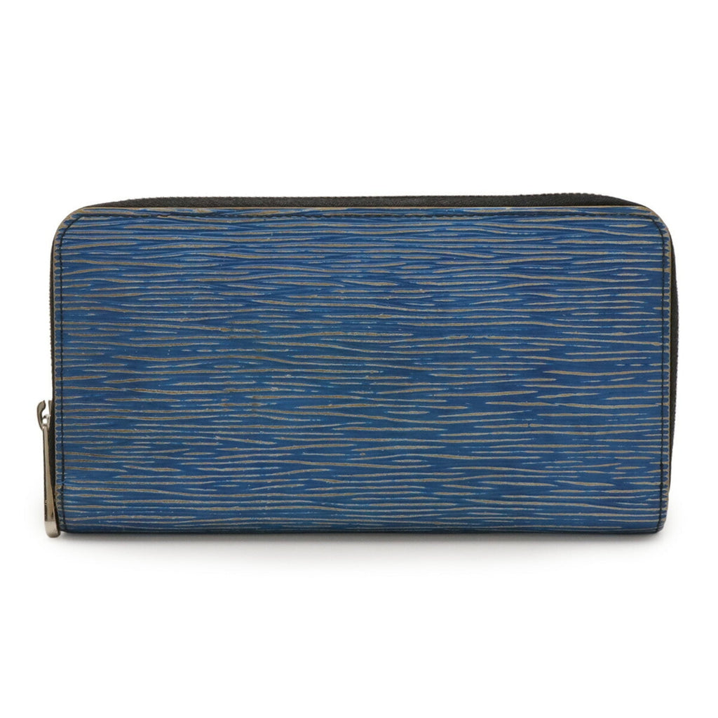 Louis Vuitton Blue Light Blue Epi Leather Long Wallet (Bi-Fold) (Pre-Owned)