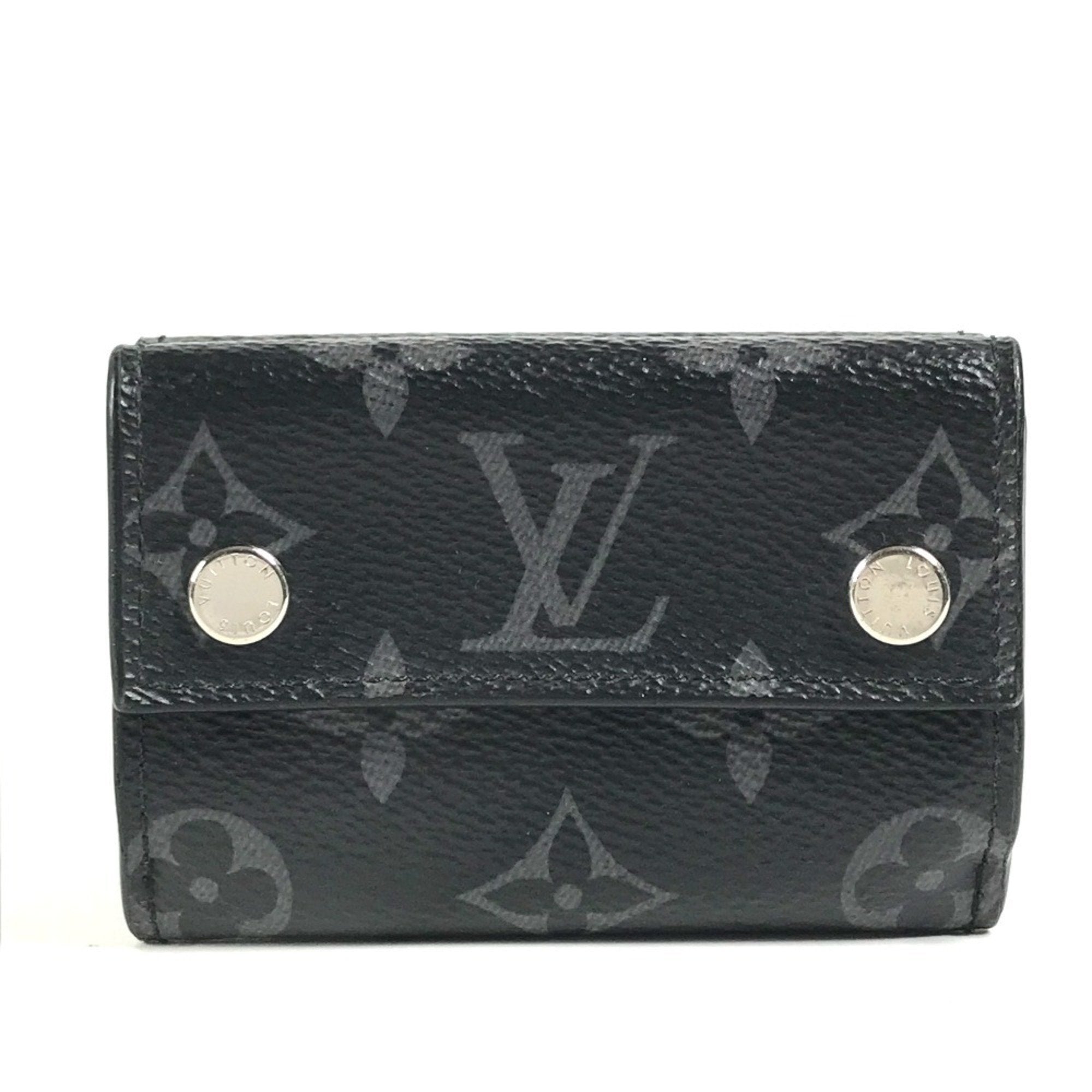 Louis Vuitton Monogram Eclipse Black Monogram Eclipse Wallet (Tri-Fold) (Pre-Owned)