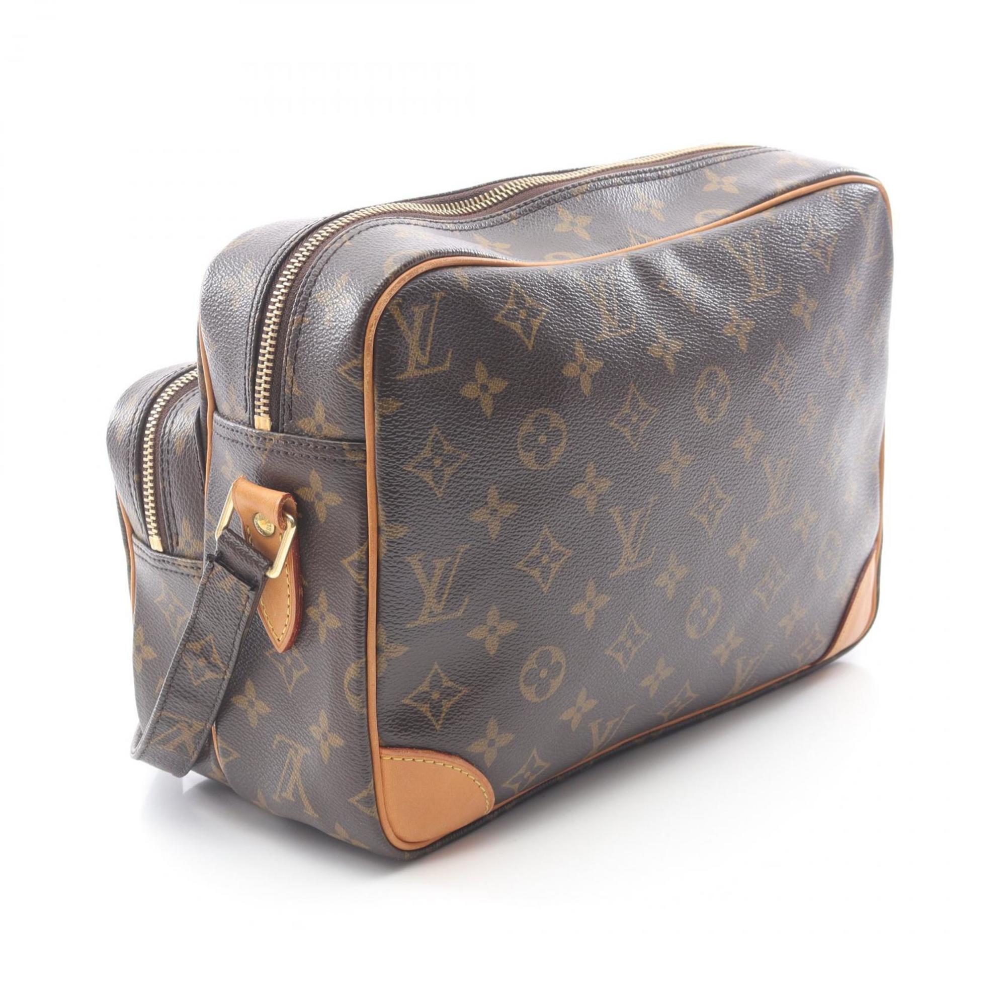 Louis Vuitton Brown Monogram Coated Canvas Shoulder Bag (Pre-Owned)