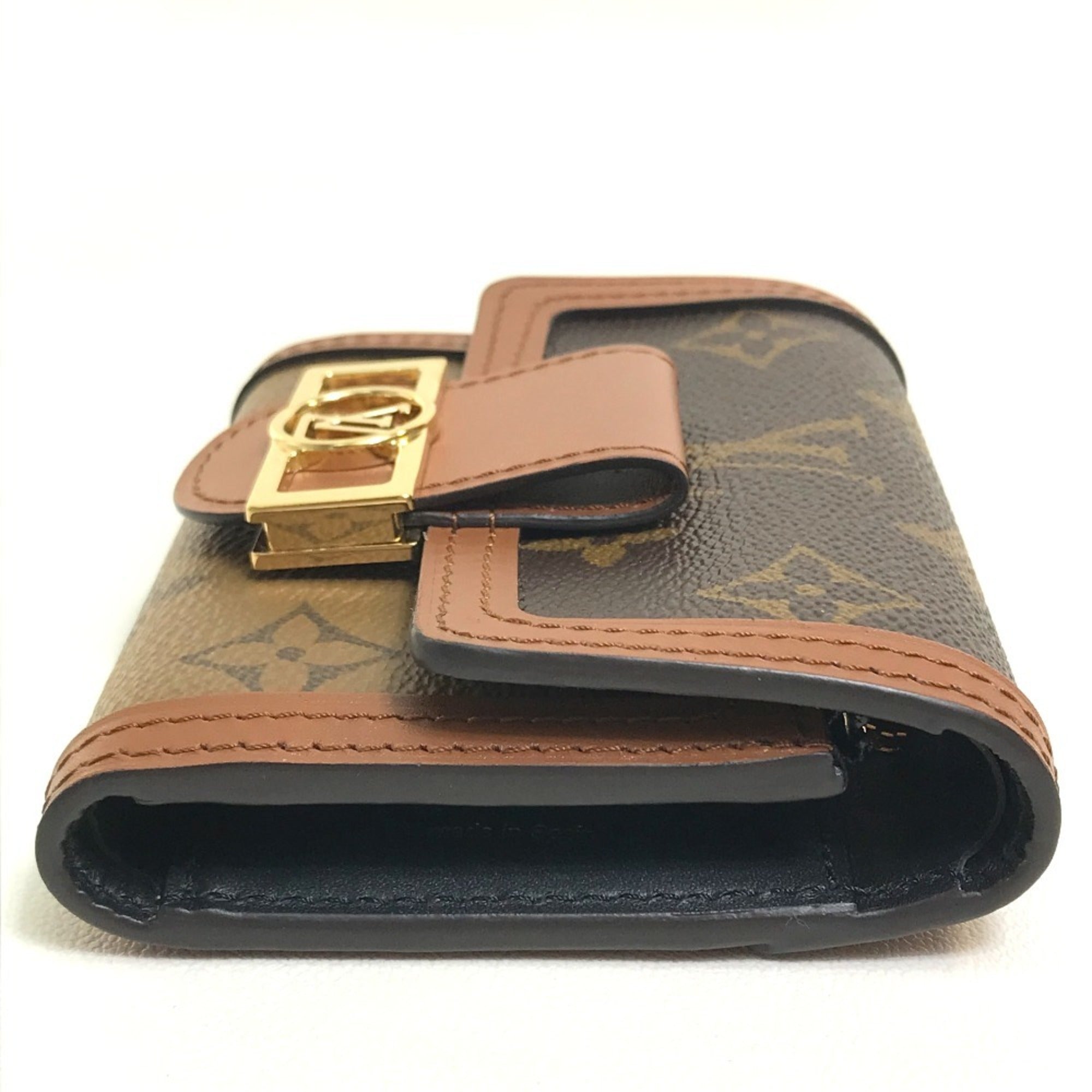Louis Vuitton Monogram Reverse Brown Monogram Monogram Reverse Monogram Reverse Monogram Wallet (Tri-Fold) (Pre-Owned)