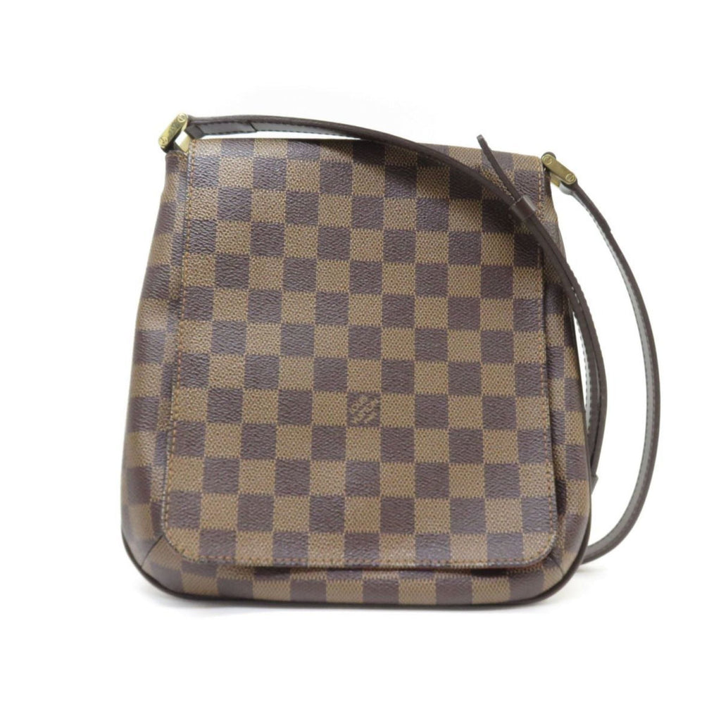 Louis Vuitton Brown Ebene Damier Canvas Shoulder Bag (Pre-Owned)