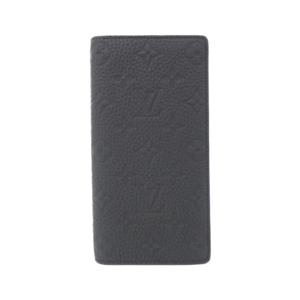 Louis Vuitton Taurillon Black Monogram Monogram Leather Long Wallet (Bi-Fold) (Pre-Owned)