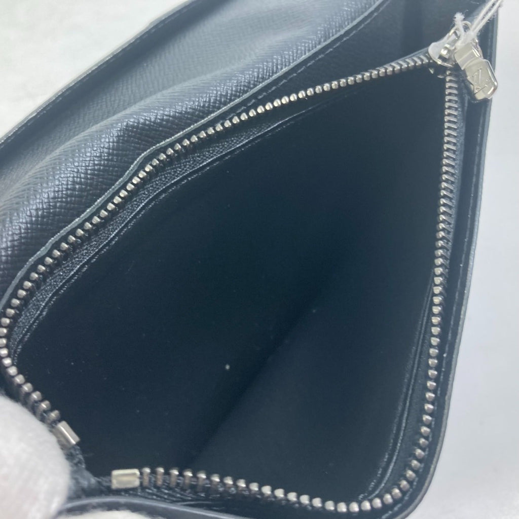 Louis Vuitton Monogram Eclipse Black Monogram Eclipse Long Wallet (Bi-Fold) (Pre-Owned)