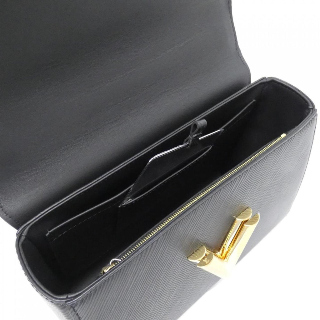 Louis Vuitton Black Leather Shoulder Bag (Pre-Owned)