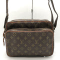 Louis Vuitton Brown Monogram Canvas Shoulder Bag (Pre-Owned)