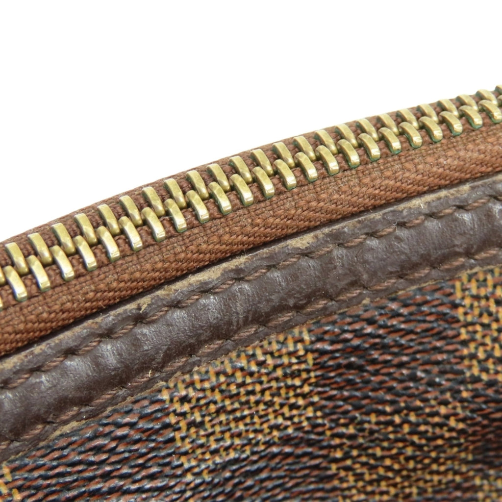 Louis Vuitton Damier Brown Damier Canvas Ebene Damier Canvas Leather Shoulder Bag (Pre-Owned)