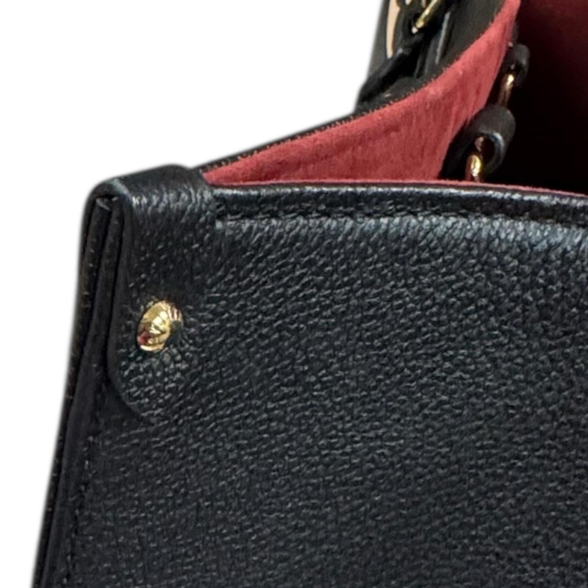 Louis Vuitton Beige Black Monogram Empreinte Shoulder Bag (Pre-Owned)
