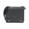 Louis Vuitton Graphite Gray Coated Canvas Shoulder Bag (Pre-Owned)