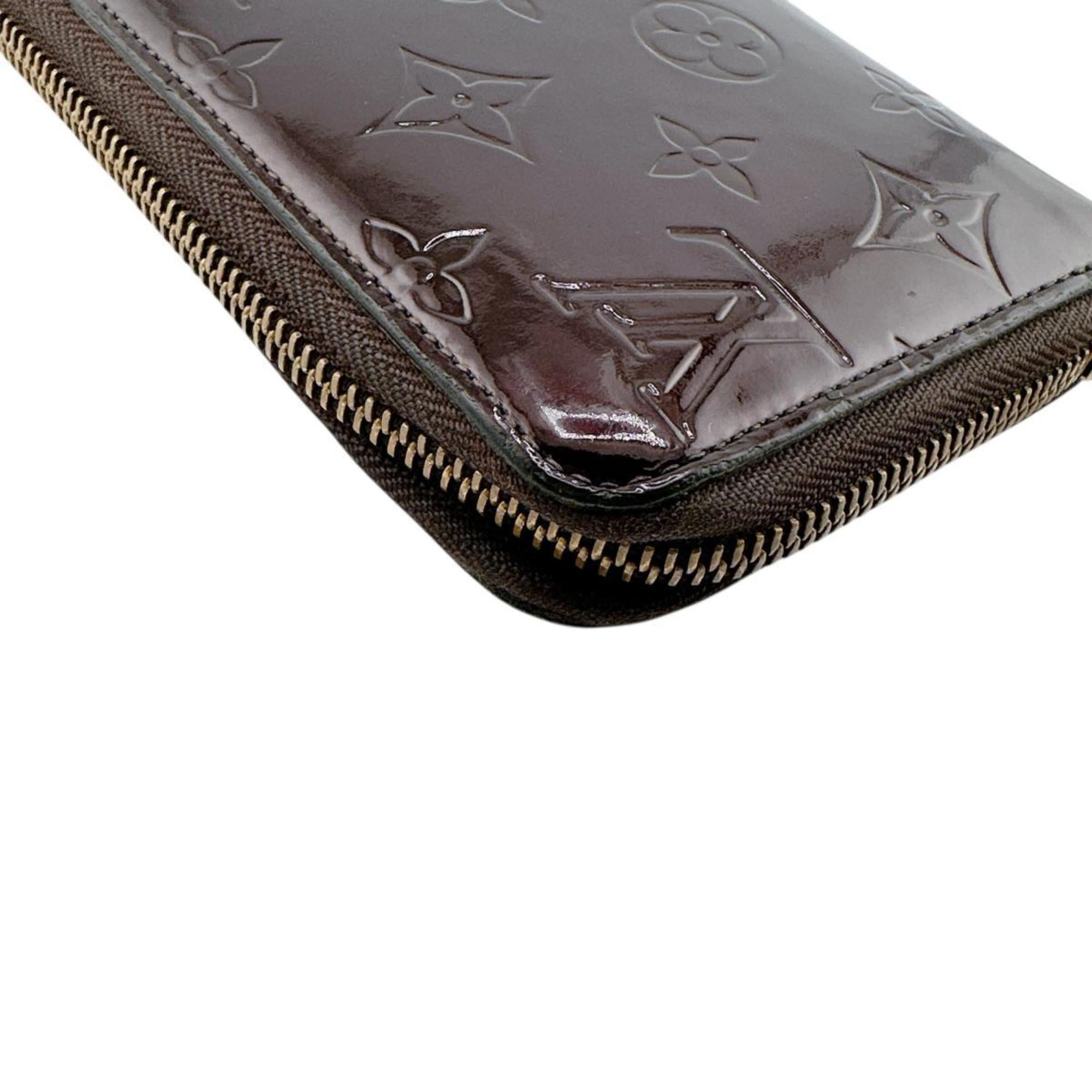 Louis Vuitton Magenta Monogram Vernis Long Wallet (Bi-Fold) (Pre-Owned)