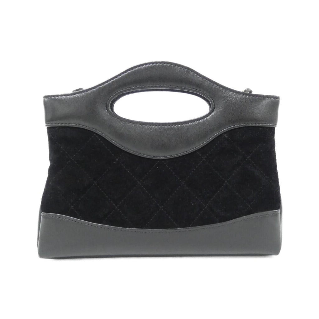 31 Shopping Bag Clutch with Chain Quilted Lambskin Small
