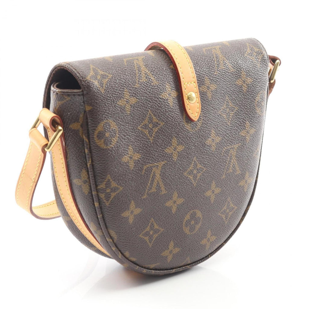 Louis Vuitton Brown Monogram Coated Canvas Leather Shoulder Bag (Pre-Owned)