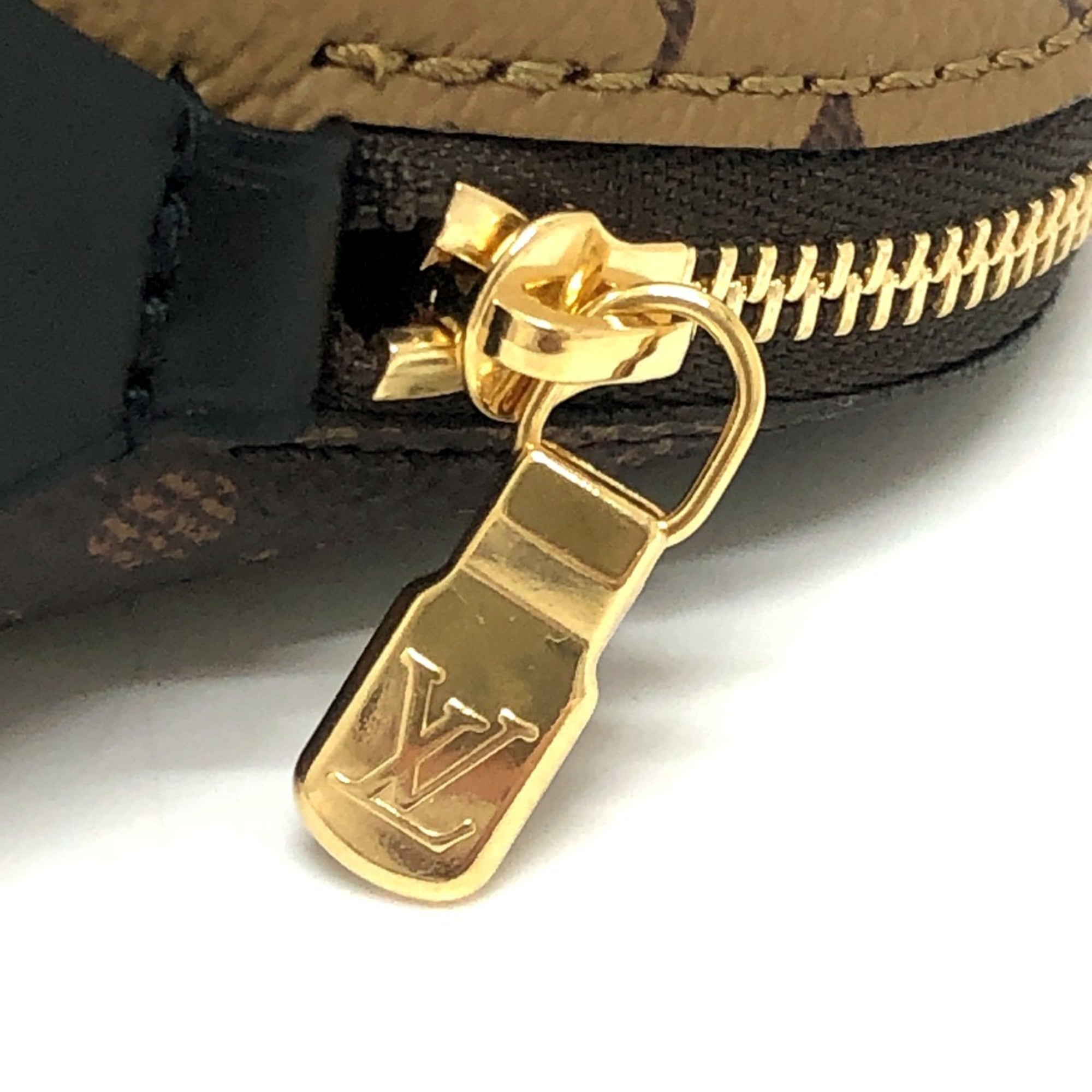 Louis Vuitton Brown Monogram Reverse Pouch (Pre-Owned)