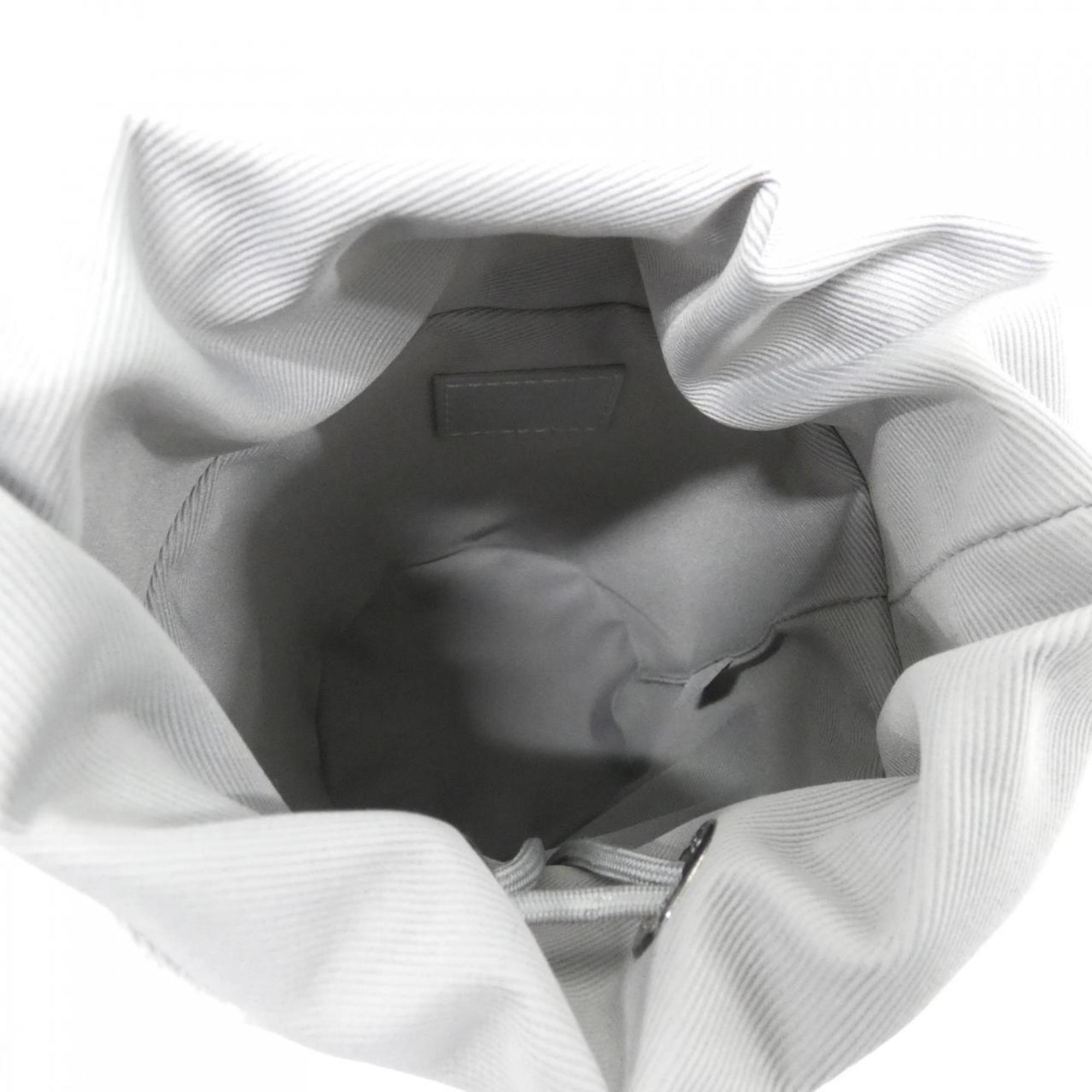 Louis Vuitton Blanc White Coated Canvas Shoulder Bag (Pre-Owned)