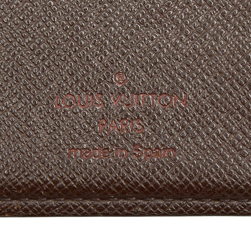 Louis Vuitton Damier Brown Pvc Wallet (Bi-Fold) (Pre-Owned)
