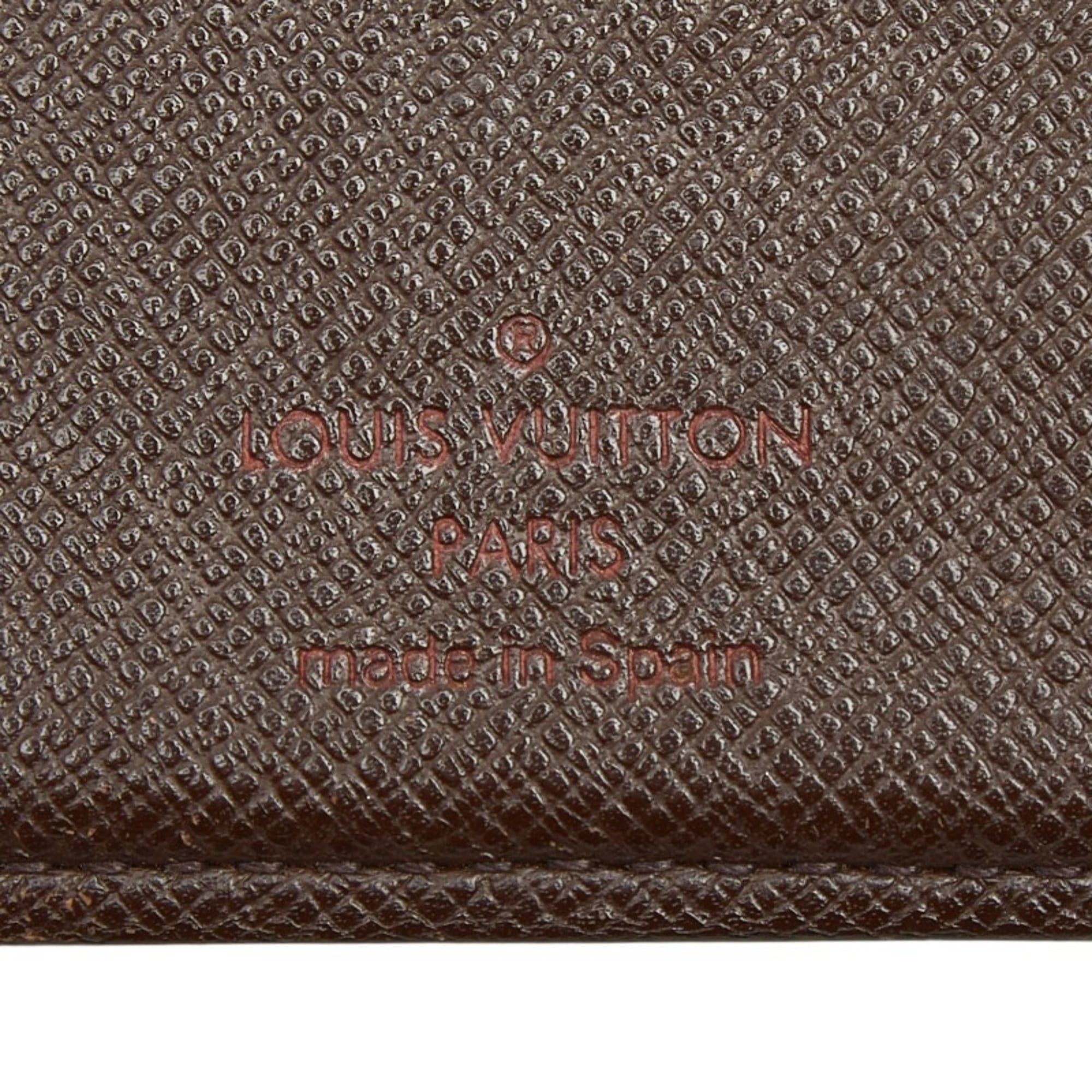 Louis Vuitton Damier Brown Pvc Wallet (Bi-Fold) (Pre-Owned)