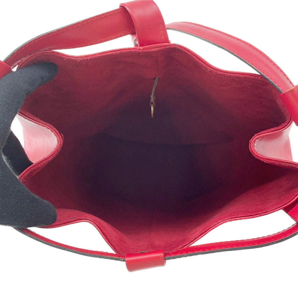 Louis Vuitton Castilian Red Epi Leather Shoulder Bag (Pre-Owned)