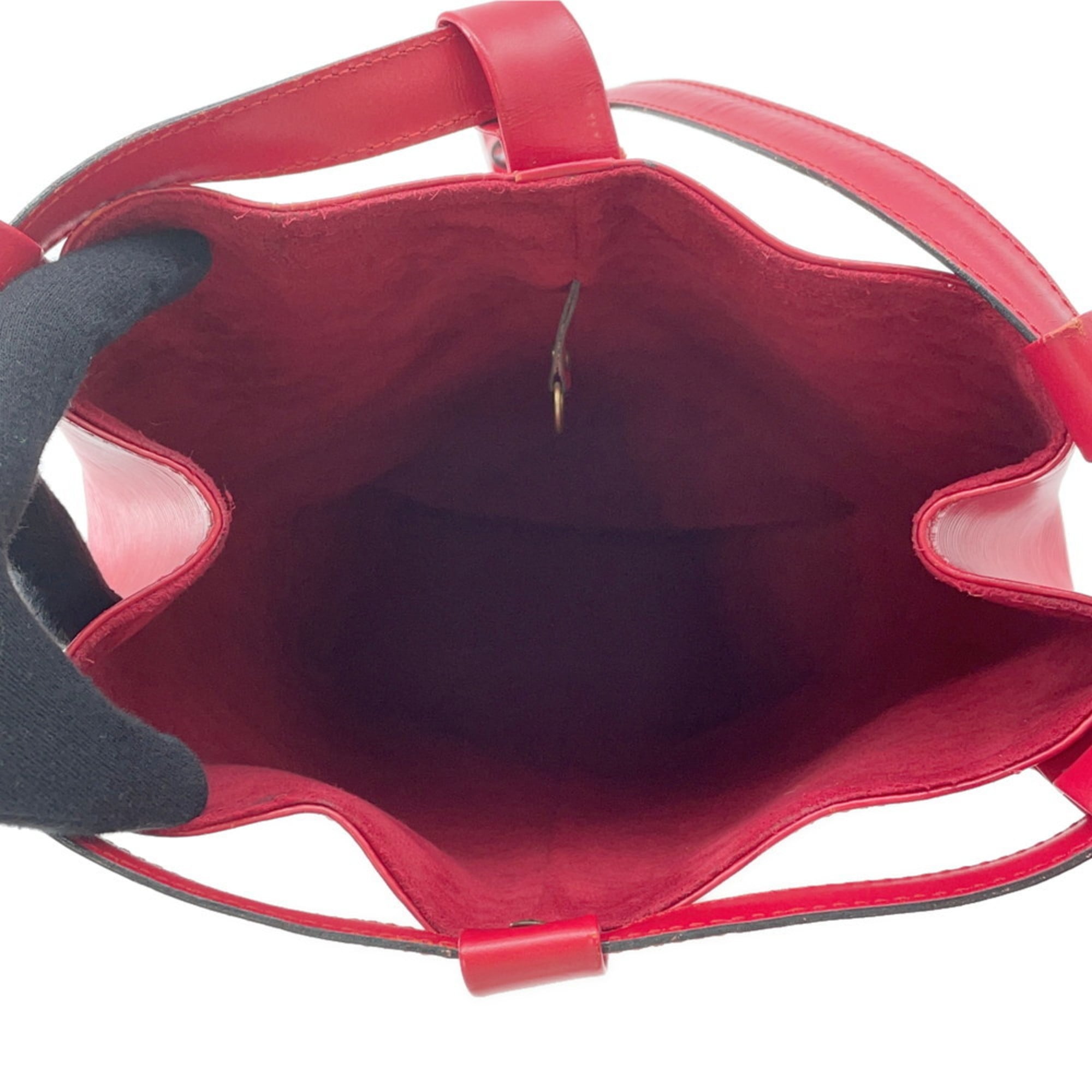 Louis Vuitton Castilian Red Epi Leather Shoulder Bag (Pre-Owned)