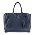 Louis Vuitton Marine Rouge Leather Handbag Shoulder Bag (Pre-Owned)