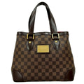 Louis Vuitton Brown Leather Pvc Handbag Tote Bag (Pre-Owned)