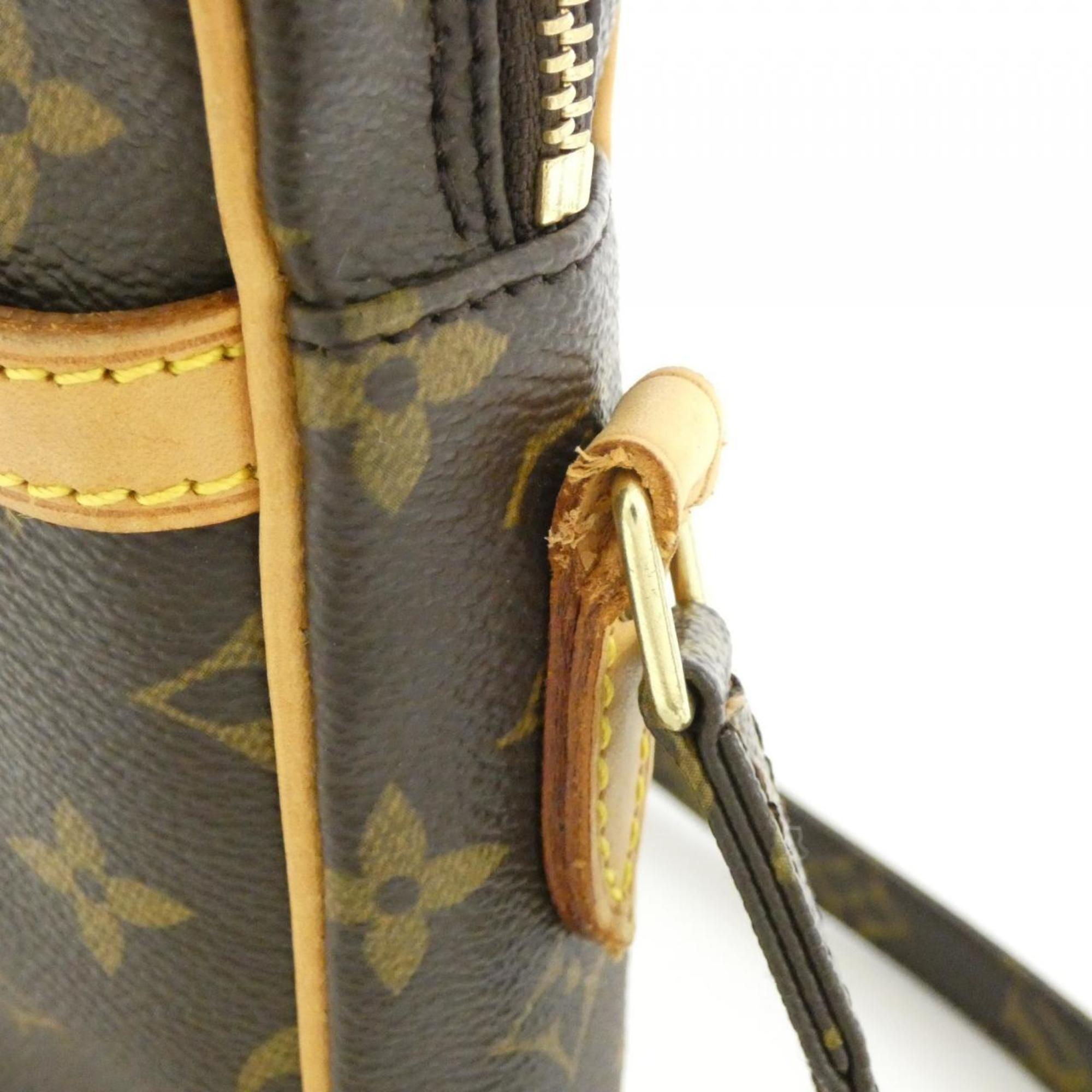 Louis Vuitton Monogram Marron Coated Canvas Shoulder Bag (Pre-Owned)