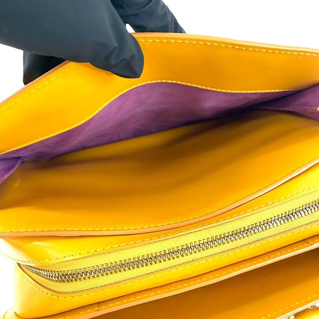 Louis Vuitton Yellow Epi Leather Handbag (Pre-Owned)