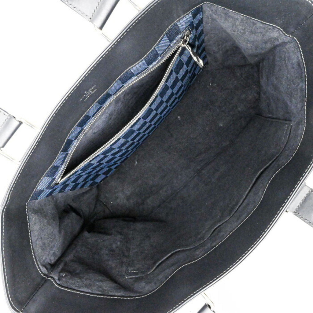Louis Vuitton Damier Cobalt Black Blue Damier Graphite Tote Bag (Pre-Owned)