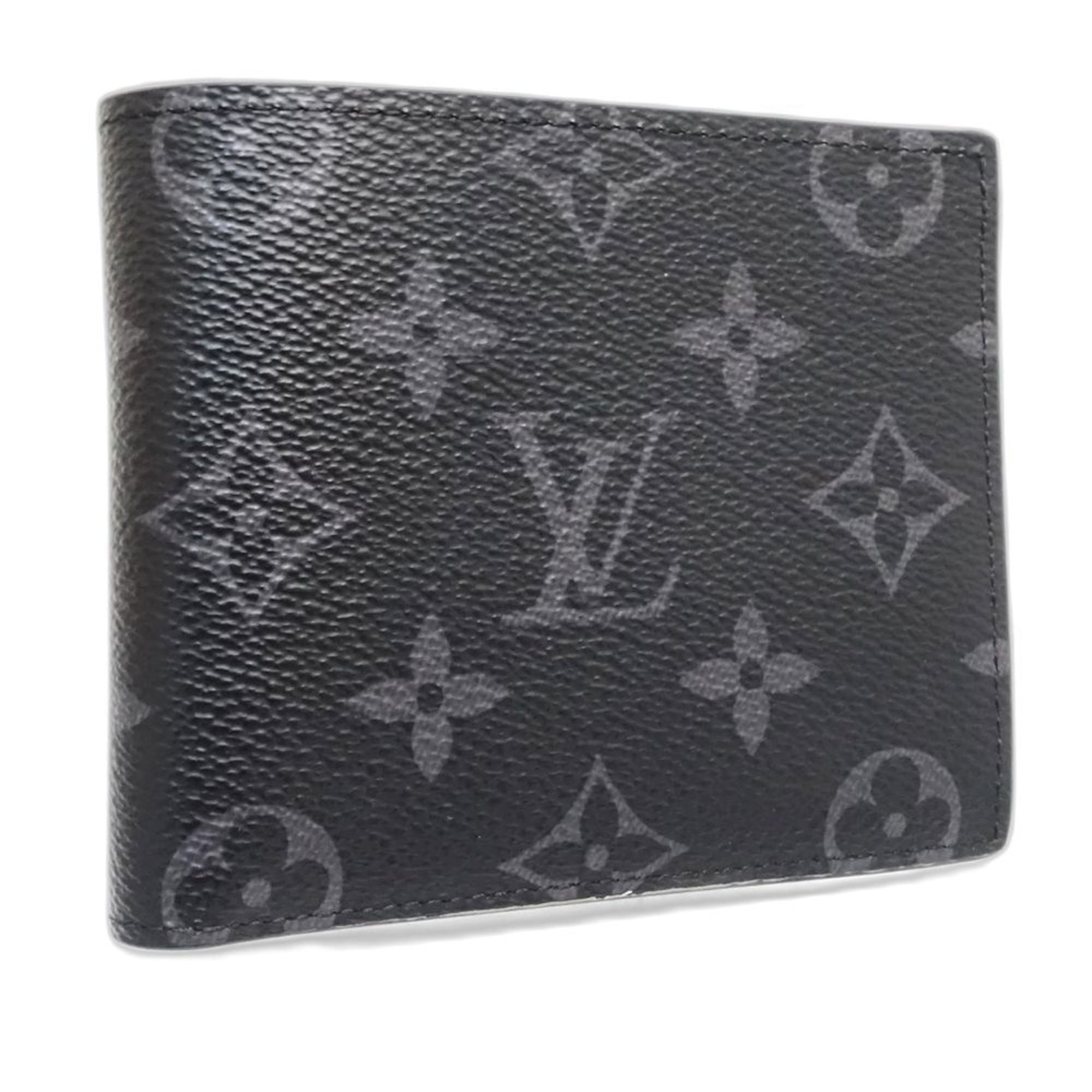 Louis Vuitton Monogram Eclipse Noir Monogram Eclipse Wallet (Bi-Fold) (Pre-Owned)