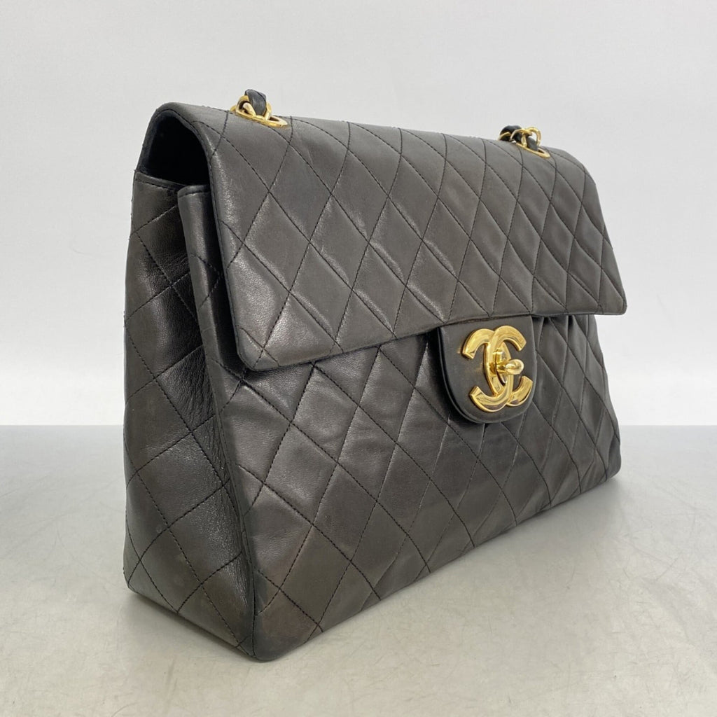 Vintage Classic Single Flap Bag Quilted Lambskin Maxi