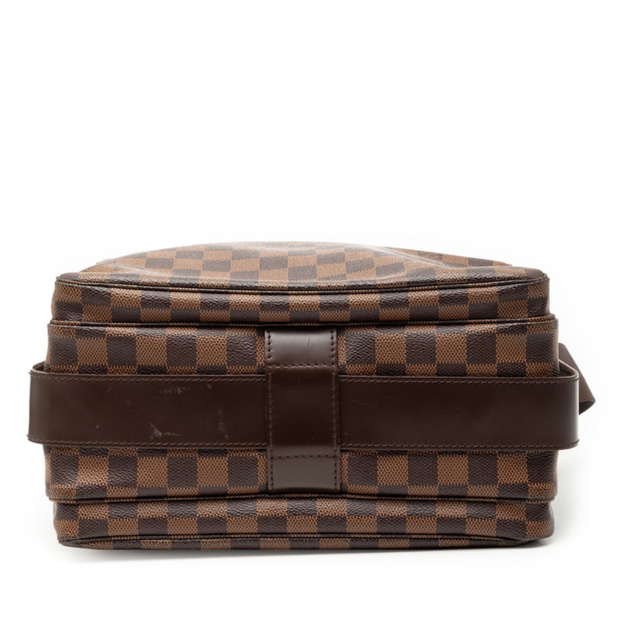 Louis Vuitton Brown Damier Canvas Ebene Leather Pvc Messenger Bag (Pre-Owned)