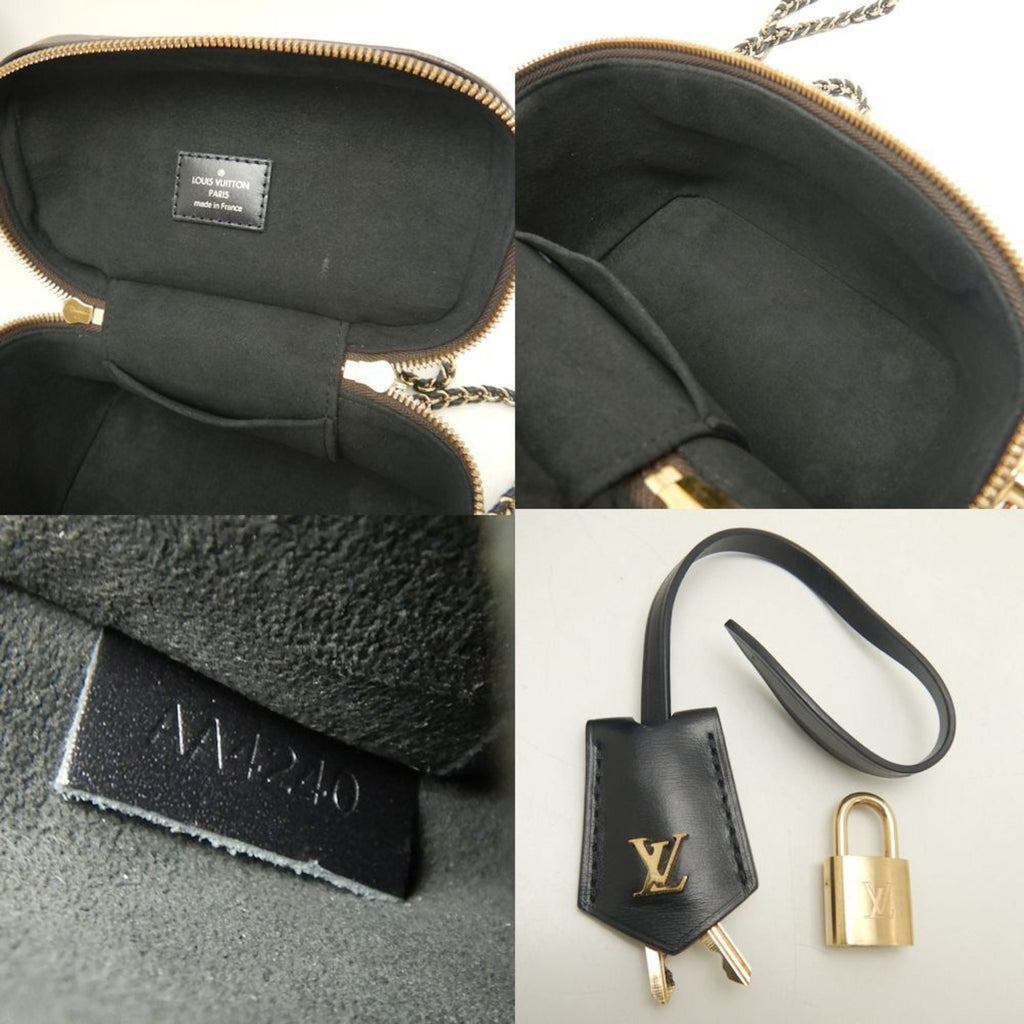 Louis Vuitton Brown Pvc Shoulder Bag Vanity Bag (Pre-Owned)
