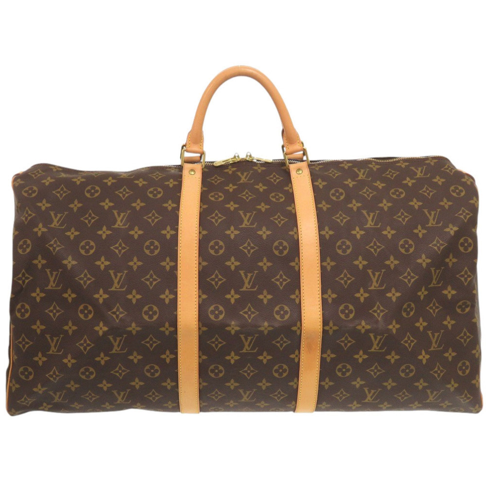 Louis Vuitton Brown Monogram Canvas Boston Bag (Pre-Owned)