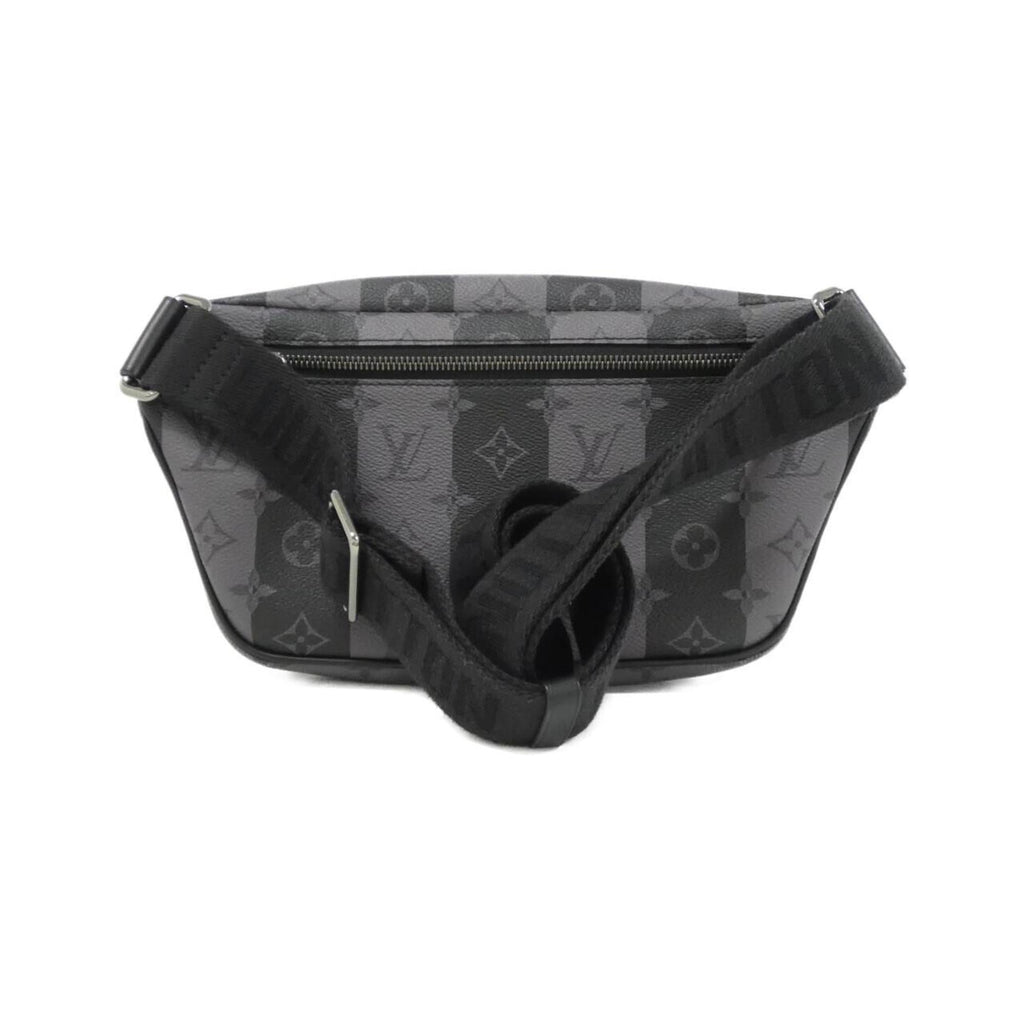 Louis Vuitton Black Coated Canvas Shoulder Bag (Pre-Owned)