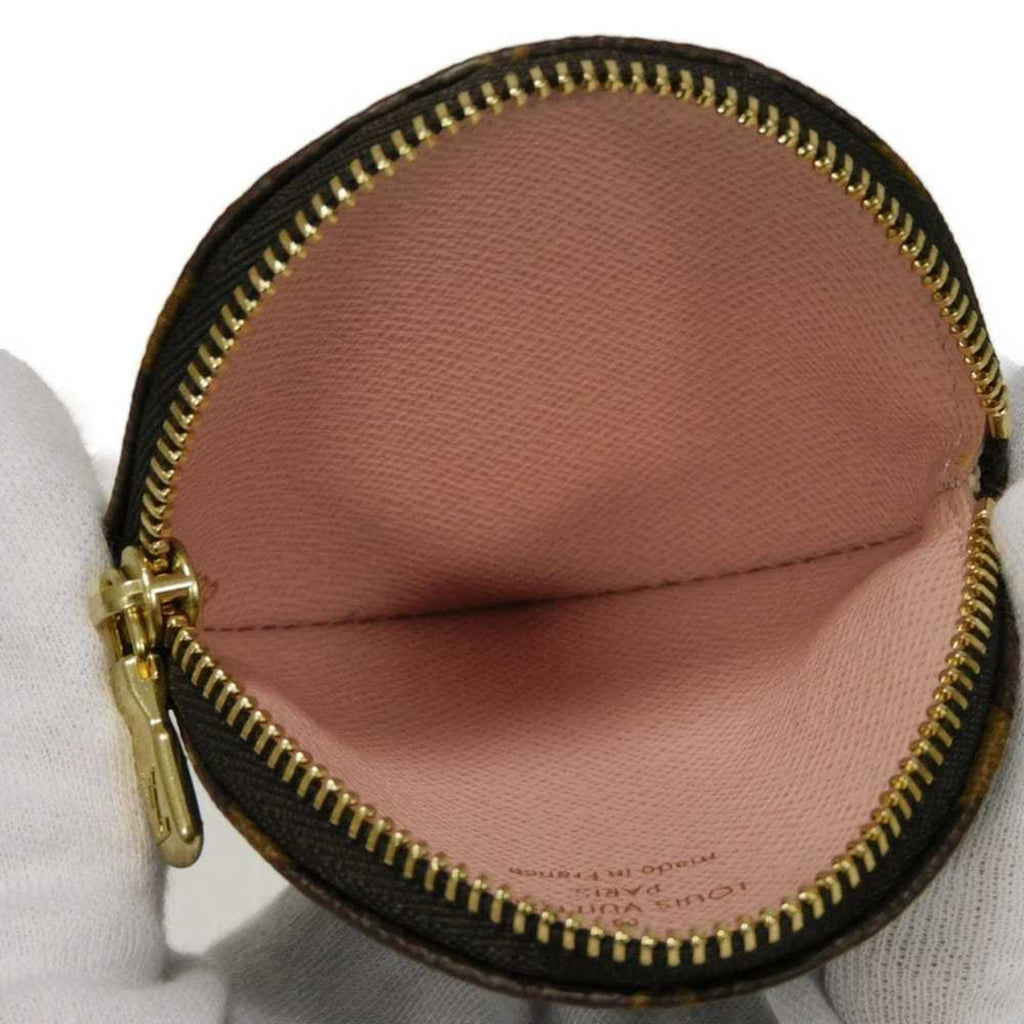 Louis Vuitton Monogram Brown Pink Monogram Coin Purse/Coin Case (Pre-Owned)
