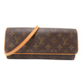 Louis Vuitton Brown Monogram Pochette Shoulder Bag (Pre-Owned)