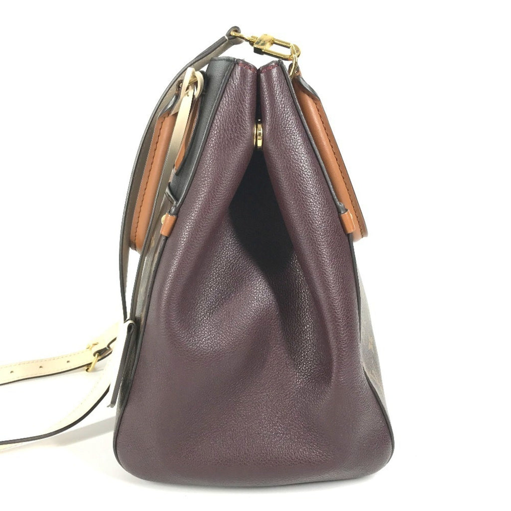 Louis Vuitton Brown Monogram Monogram Handbag Shoulder Bag (Pre-Owned)