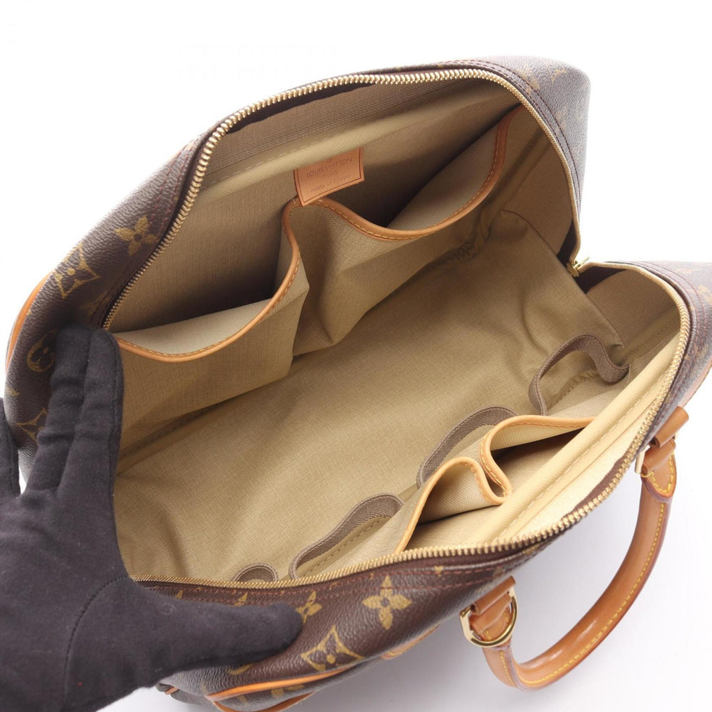 Louis Vuitton Brown Coated Canvas Leather Handbag (Pre-Owned)