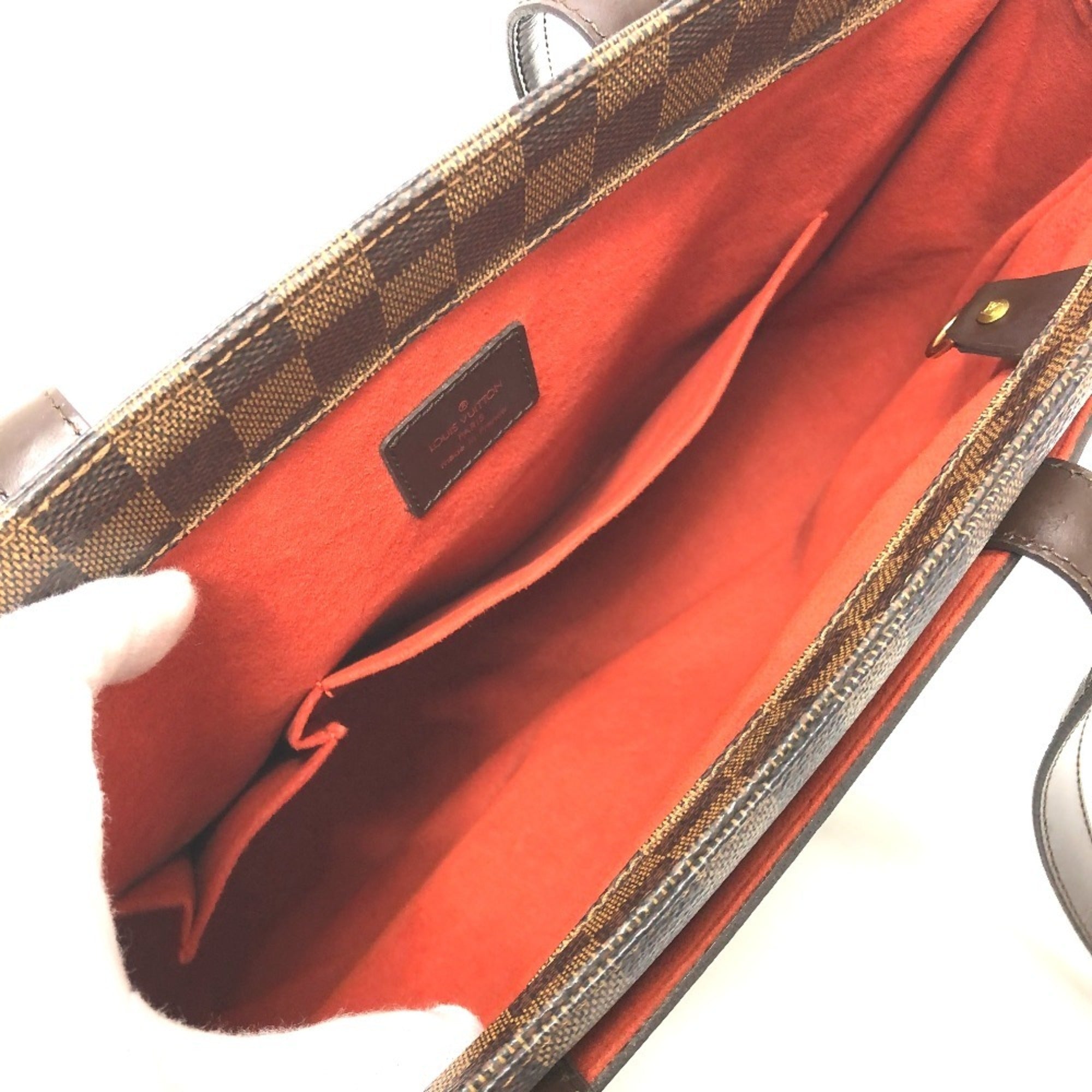 Louis Vuitton Brown Damier Canvas Damier Canvas Shoulder Bag Tote Bag (Pre-Owned)