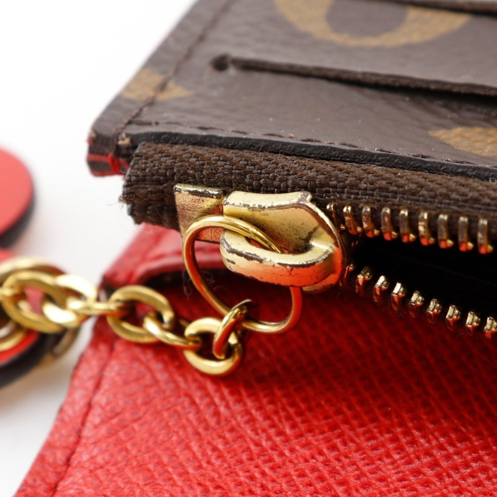 Louis Vuitton Monogram Brown Galle Monogram Monogram Coin Purse/Coin Case (Pre-Owned)